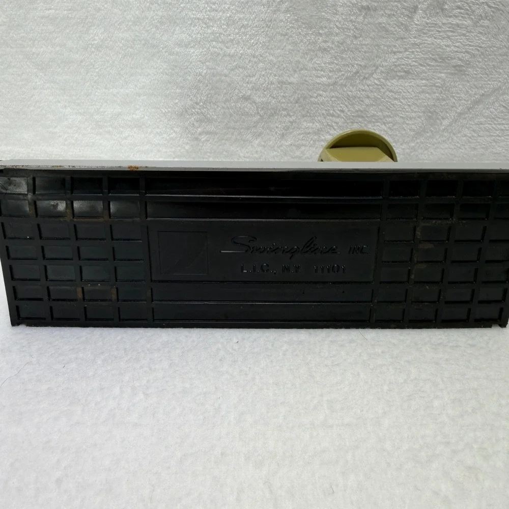 Vintage Swingline 113 Industrial Heavy Duty Stapler Gray Olive Green 110 Sheets